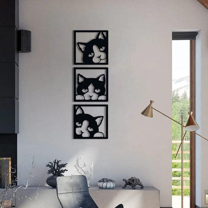 Cat shape Wall Art