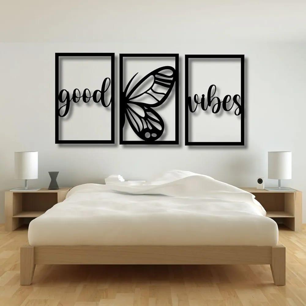 Good Vibes Butterfly Wall Art