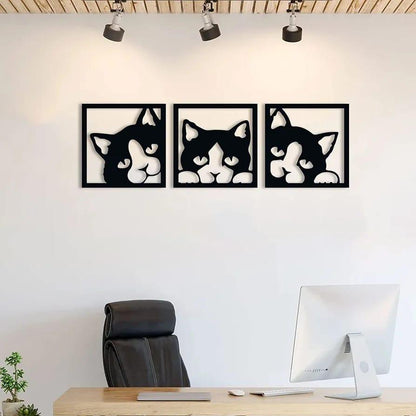 Cat shape Wall Art