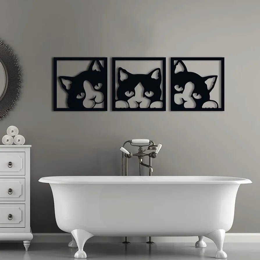 Cat shape Wall Art