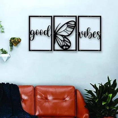 Good Vibes Butterfly Wall Art