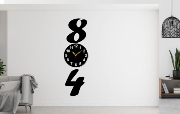 Stylish Digit Design Analogue wall clock - 804