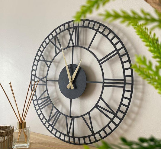 Abstract Wood Wall Clock